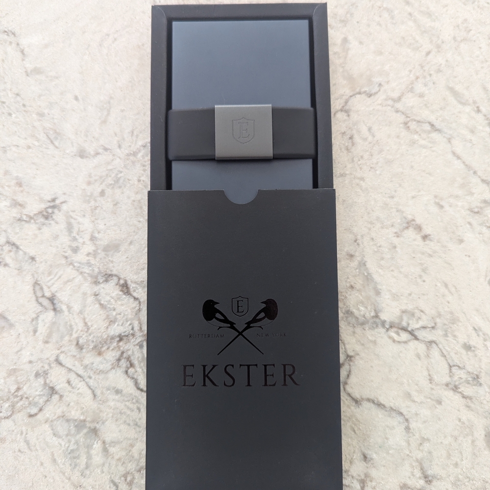 Ekster Card Holder Wallet - Navy Aluminum